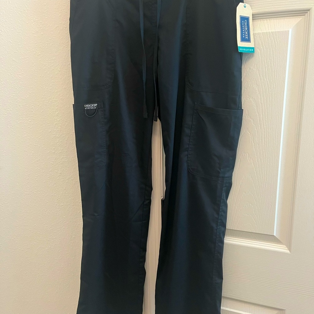 Cherokee scrub pants easy stretch scrub top